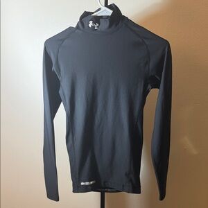 Under Armour Black Mock Neck Compression Top